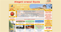 Desktop Screenshot of gyula.cazare-in.eu