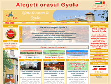 Tablet Screenshot of gyula.cazare-in.eu
